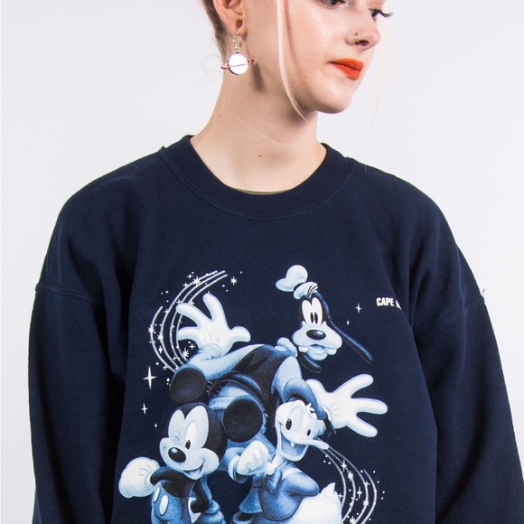 Disney Navy Blue Mickey and Friends Sweater - Picture 2 of 7